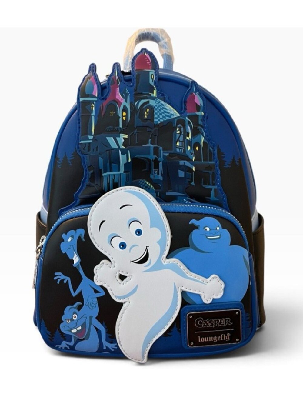Loungefly Casper House & Ghosts Glow-in-the-Dark Mini Backpack NWT